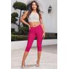 imageHybrid ampamp Company Womens Hyper Stretch Denim Capri JeansCaprifuchsia