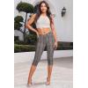 imageHybrid ampamp Company Womens Hyper Stretch Denim Capri JeansCaprikhaki