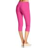 imageHybrid ampamp Company Womens Hyper Stretch Denim Capri JeansCaprineon Fuchsia