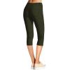imageHybrid ampamp Company Womens Hyper Stretch Denim Capri JeansCapriolive