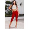 imageHybrid ampamp Company Womens Hyper Stretch Denim Capri JeansCaprired