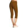 imageHybrid ampamp Company Womens Hyper Stretch Denim Capri JeansCapritobacco