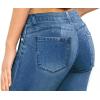 imageHybrid ampamp Company Womens Slim Fit Super Stretch Denim Capri ShortsRippedmedium Was