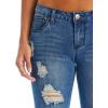imageHybrid ampamp Company Womens Slim Fit Super Stretch Denim Capri ShortsRippedmedium Was
