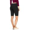 imageHybrid ampamp Company Womens Super Comfy Stretch Destructed Denim Bermuda Shorts CapriDestructedbermudablack