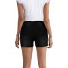 imageHybrid ampamp Company Womens Super Comfy Stretch Destructed Denim Bermuda Shorts CapriShortsdestructedblack