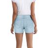 imageHybrid ampamp Company Womens Super Comfy Stretch Destructed Denim Bermuda Shorts CapriShortsdestructedbleach