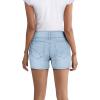 imageHybrid ampamp Company Womens Super Comfy Stretch Destructed Denim Bermuda Shorts CapriShortsdestructedlwash