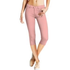 imageHybrid ampamp Company Womens Hyper Stretch Denim Capri JeansCapridustyrose