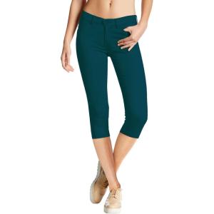 imageHybrid ampamp Company Womens Hyper Stretch Denim Capri JeansCapriteal