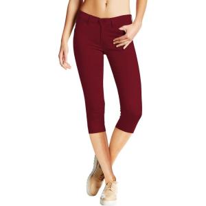 imageHybrid ampamp Company Womens Hyper Stretch Denim Capri JeansCapriwine