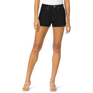 imageHybrid ampamp Company Womens Mid Rise Denim Stretchy Jean Shorts with PocketsShortblack