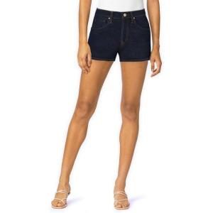 imageHybrid ampamp Company Womens Mid Rise Denim Stretchy Jean Shorts with PocketsShortindigo