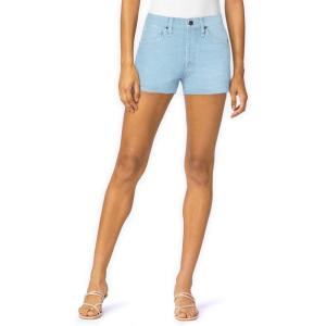 imageHybrid ampamp Company Womens Mid Rise Denim Stretchy Jean Shorts with PocketsShortlight Wash