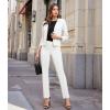 imageHybrid ampamp Company Womens Business Millennium Slim Bootcut Pants10909whiteblack