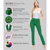 imageHybrid ampamp Company Womens Business Millennium Slim Bootcut PantsBootcutkelly Gree