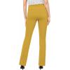 imageHybrid ampamp Company Womens Business Millennium Slim Bootcut PantsBootcutmustard
