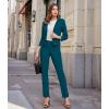 imageHybrid ampamp Company Womens Business Millennium Slim Bootcut PantsBootcutteal