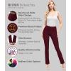 imageHybrid ampamp Company Womens Business Millennium Slim Bootcut PantsBootcutwine