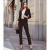imageHybrid ampamp Company Womens Business Millennium Slim Bootcut PantsBrown