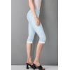 imageHybrid ampamp Company Womens Stretchy Slim Fit Denim Capri JeansBleach