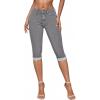 imageHybrid ampamp Company Womens Stretchy Slim Fit Denim Capri JeansGrey