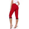 imageHybrid ampamp Company Womens Stretchy Slim Fit Denim Capri JeansQ19407red