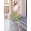 imageHybrid ampamp Company Womens Stretchy Slim Fit Denim Capri JeansQ19407sage