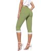 imageHybrid ampamp Company Womens Stretchy Slim Fit Denim Capri JeansQ19407sage