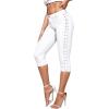imageHybrid ampamp Company Womens Stretchy Slim Fit Denim Capri JeansQa48740white
