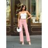 imageHybrid ampamp Company Womens Super Comfy Millennium Wide Leg PantsBlush