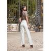 imageHybrid ampamp Company Womens Super Comfy Millennium Wide Leg PantsIvory