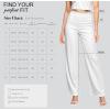 imageHybrid ampamp Company Womens Super Comfy Millennium Wide Leg PantsWhite