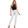 imageHybrid ampamp Company Womens Business Millennium Slim Bootcut Pants10909whiteblack