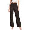 imageHybrid ampamp Company Womens Super Comfy Millennium Wide Leg PantsBrown