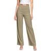 imageHybrid ampamp Company Womens Super Comfy Millennium Wide Leg PantsKhaki