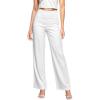 imageHybrid ampamp Company Womens Super Comfy Millennium Wide Leg PantsWhite