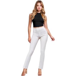 imageHybrid ampamp Company Womens Business Millennium Slim Bootcut Pants10909whiteblack