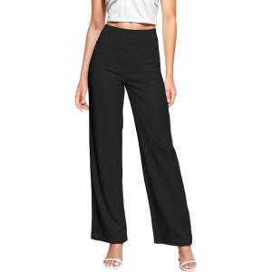 imageHybrid ampamp Company Womens Super Comfy Millennium Wide Leg PantsBlack