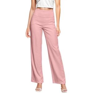 imageHybrid ampamp Company Womens Super Comfy Millennium Wide Leg PantsBlush