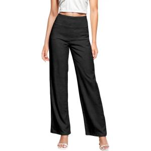 imageHybrid ampamp Company Womens Super Comfy Millennium Wide Leg PantsHeather Charcoal