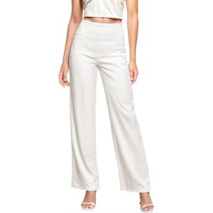imageHybrid ampamp Company Womens Super Comfy Millennium Wide Leg PantsIvory