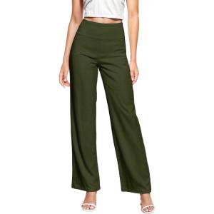 imageHybrid ampamp Company Womens Super Comfy Millennium Wide Leg PantsOlive