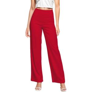 imageHybrid ampamp Company Womens Super Comfy Millennium Wide Leg PantsRed