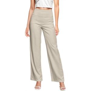 imageHybrid ampamp Company Womens Super Comfy Millennium Wide Leg PantsStone