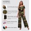 imageHybrid ampamp Company Women Casual Off Shoulder High Waist Pants Romper Wide Leg Jumpsuit10188camouflage