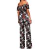 imageHybrid ampamp Company Women Casual Off Shoulder High Waist Pants Romper Wide Leg JumpsuitBlackred11524