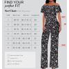 imageHybrid ampamp Company Women Casual Off Shoulder High Waist Pants Romper Wide Leg JumpsuitG219836blackwhite