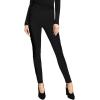imageHybrid ampamp Company Women Cosy Trendy Side Dots Stripe Elastic PantsP47909skblack