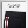 imageHybrid ampamp Company Women Cosy Trendy Side Dots Stripe Elastic PantsP47912skblackwhite